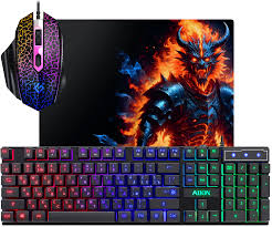 Набор Defender Alion GS-987: опт. игровая мышь (3кн+кол/кн), USB, клавиатура (104кн), игр. ковер