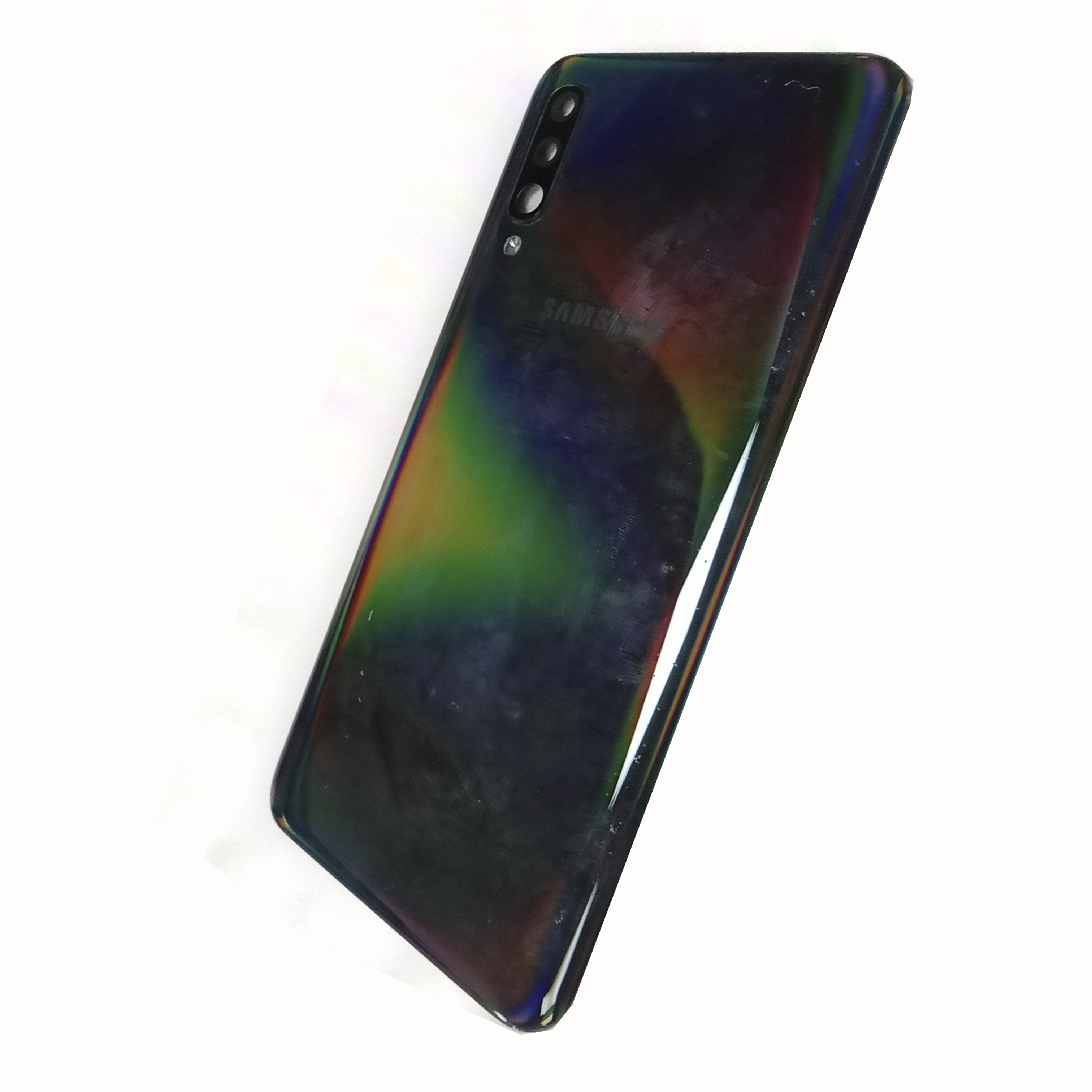 Задняя крышка телефона Samsung A505F Galaxy A50 черная б/у