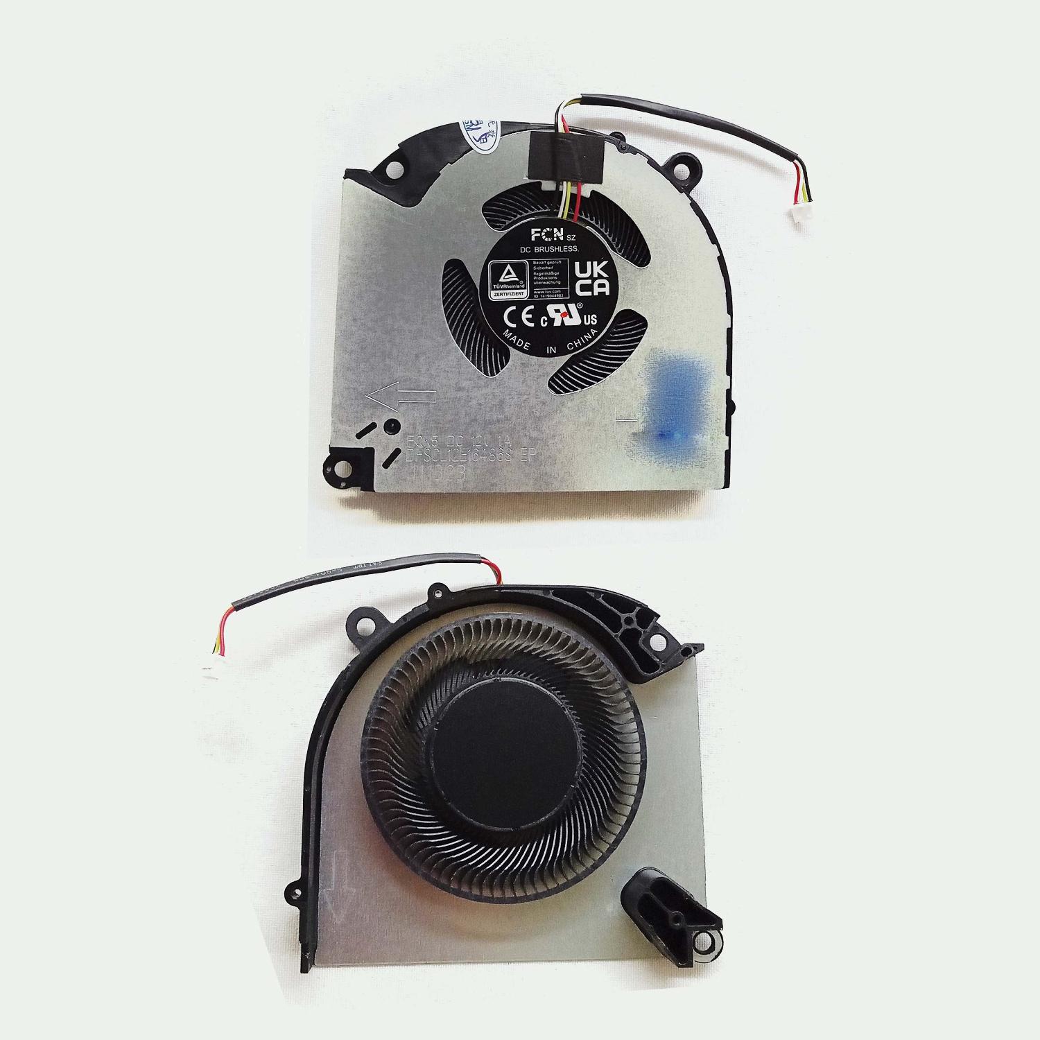 Кулер ноутбука Hasee Gigabyte (DFSCL12E16486S-FQK5) 12V 5pin CPU