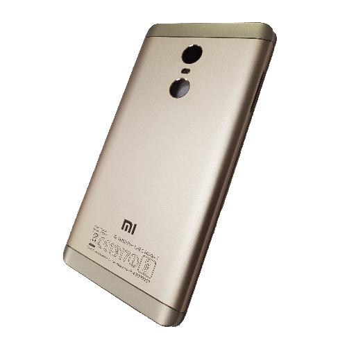 Задняя крышка телефона Xiaomi Redmi Note 4X золотая оригинал б/у