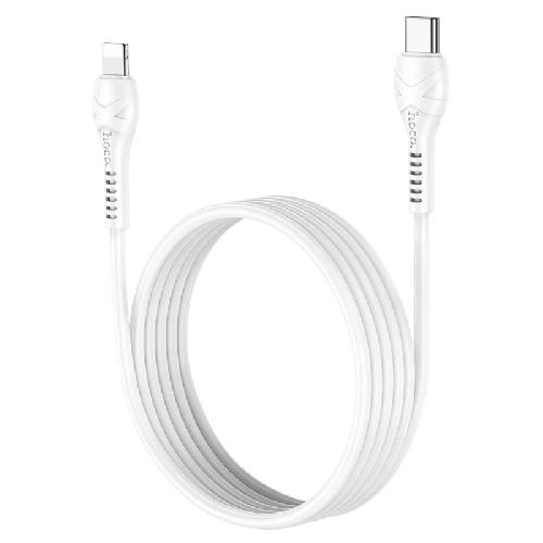 Кабель Type C - Lightning Hoco X55 белый, 1м