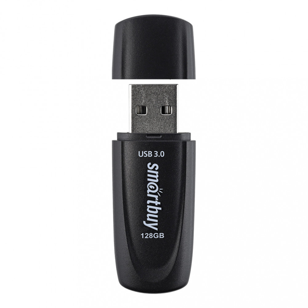 Flash USB 3.0 SmartBuy Scout Black128GB (SB128GB3SCK)