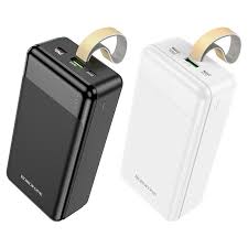 Внешний аккумулятор PowerBank BOROFONE BJ19B Incredible PD20W + QC3.0 (30000 mAh) (белый)