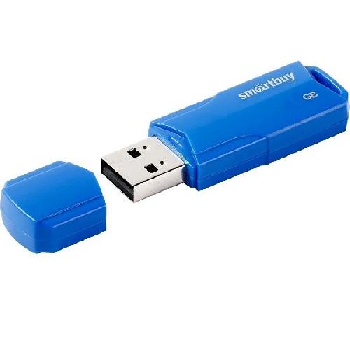 Flash USB2.0 8Gb Smart Buy CLUE синий