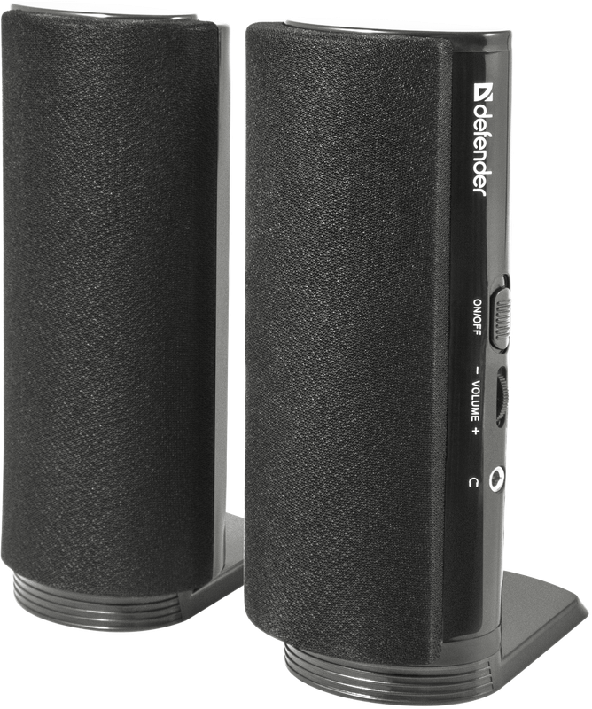 SPK 2.0 Defender 210 (2х2W RMS) вых наушн, рег громк. box-40 65210