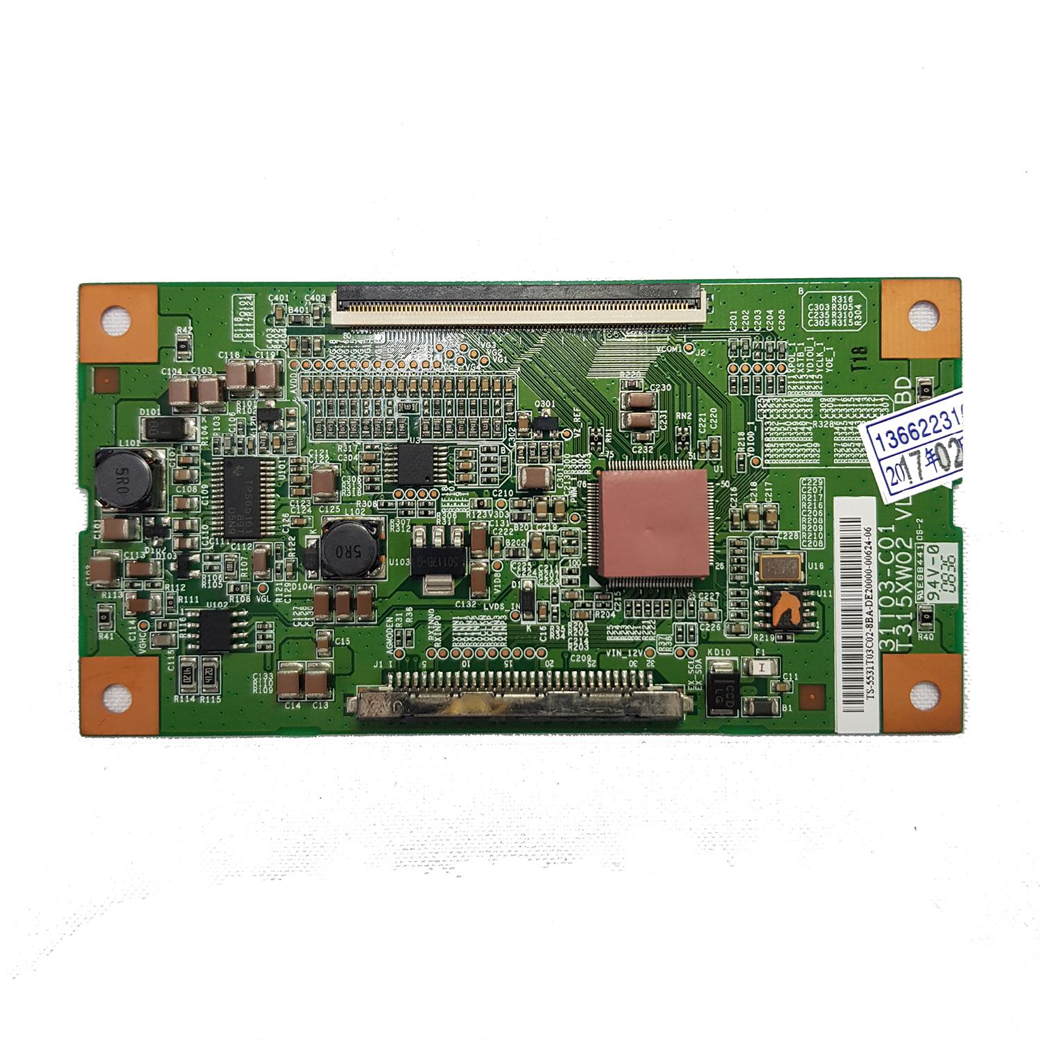 Плата T-Con T315XW02 VL 31T03-C01 телевизора Samsung LE32A451C1, Samsung LE32A450, Samsung LE3