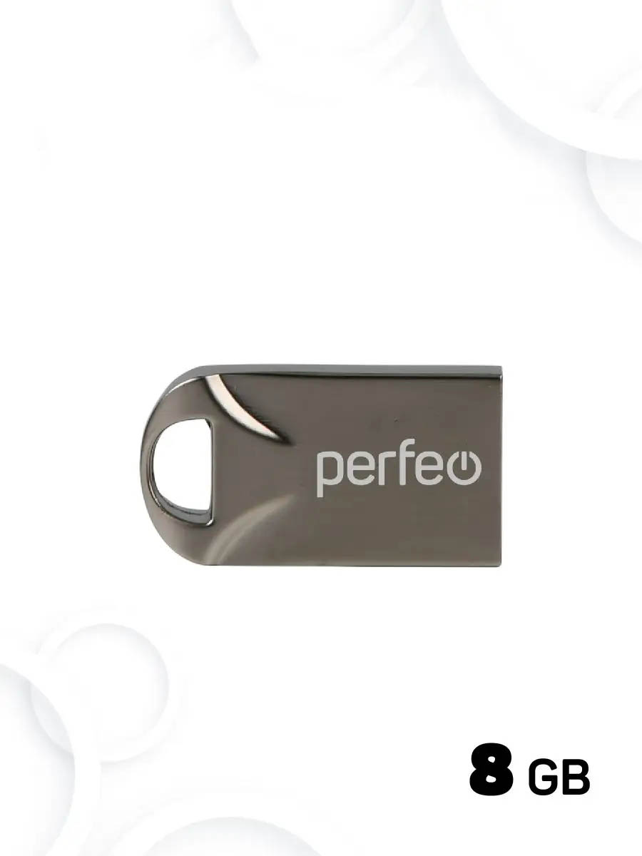 Flash  USB 2.0 Perfeo USB 8GB M10 Metal Series