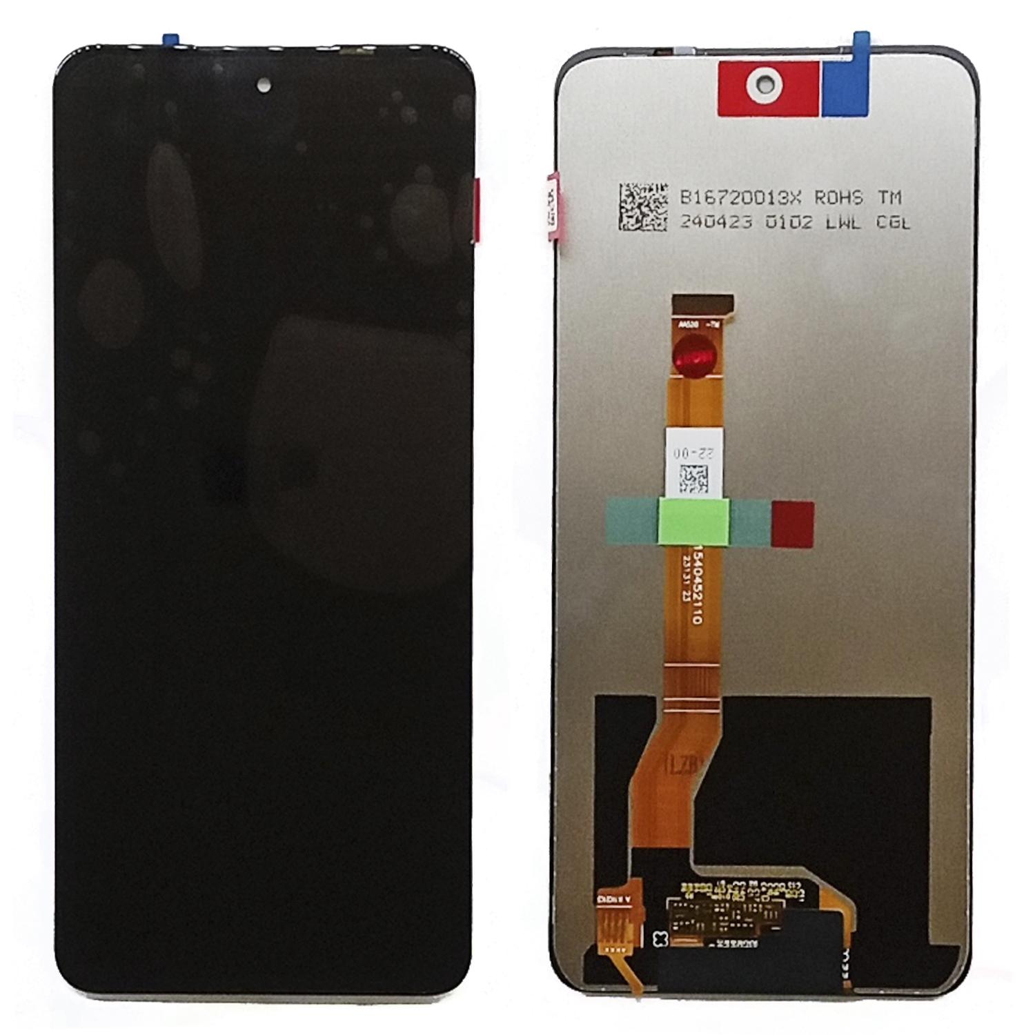 Модуль Realme C55  (дисплей + тачскрин) черный, оригинал