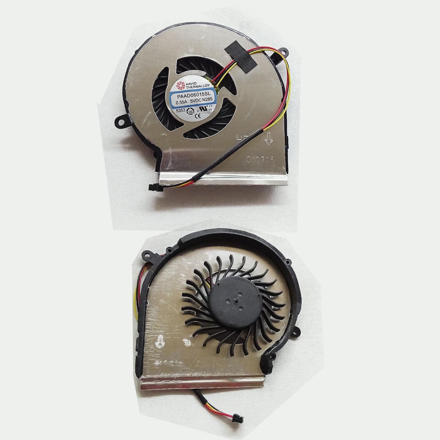 Кулер DFS470805CL0T ноутбука MSI Ge62 Ge72 Pe60 Pe70 Gl62(CPU)3 Pin