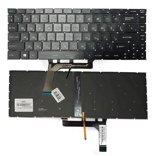 Клавиатура ноутбука MSI GF65 Thin  с красной подсветкой