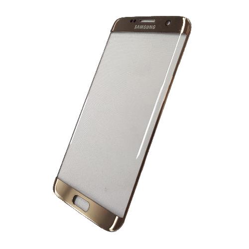 Стекло дисплея телефона Samsung G935FD Galaxy S7 Edge золото