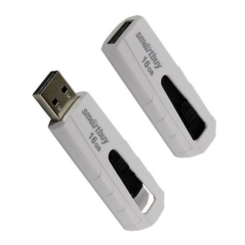 Flash USB 16Gb SmartBuy IRON черно-белый, SB16GBIR-W
