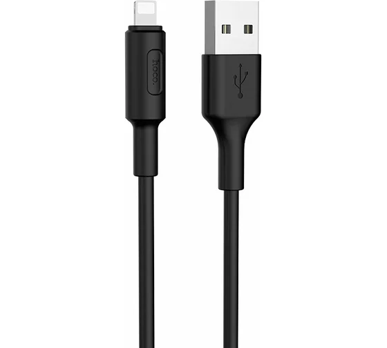 Кабель Lightning - USB Hoco X25 черный 1м