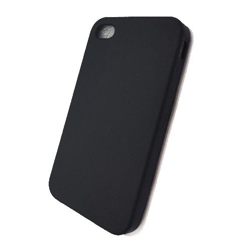Чехол iPhone 4/4S матовый 1.5 мм черный
