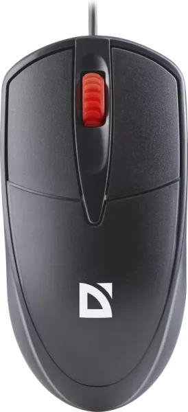Оптич мышь Defender Icon MB-057 (черн.) (2кн+кол/кн), USB, 3D, 1.8м