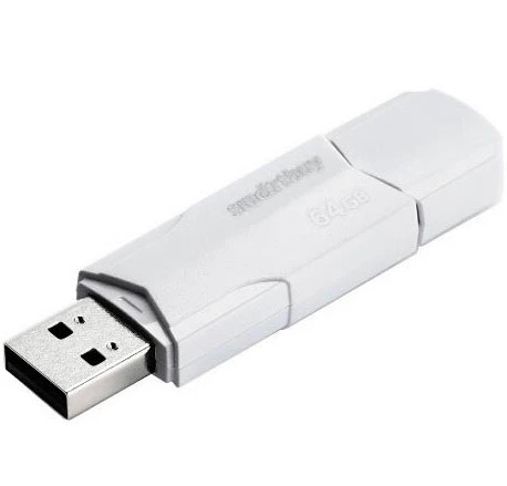 Flash USB SmartBuy CLUE 16GB белый, SB16GBCLU-W