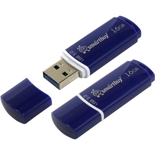 Flash USB 3.0 16GB Smart Buy Crown синий