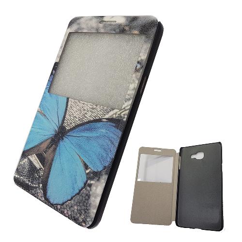 Чехол-книжка телефона Samsung A9000  Galaxy A9 (2016)  бабочки