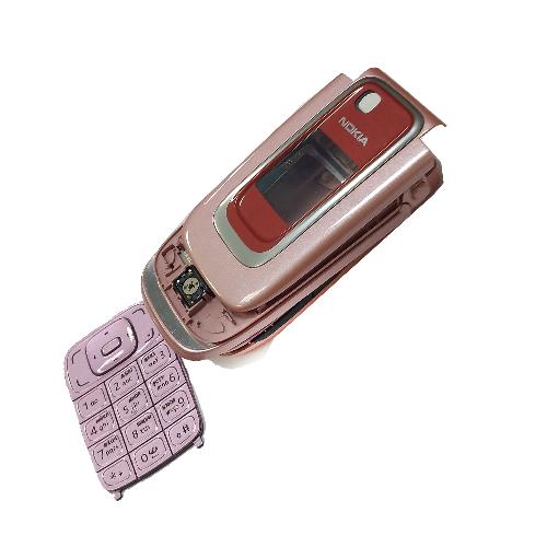 Корпус телефона Nokia 6131 розовый оригинал б/у
