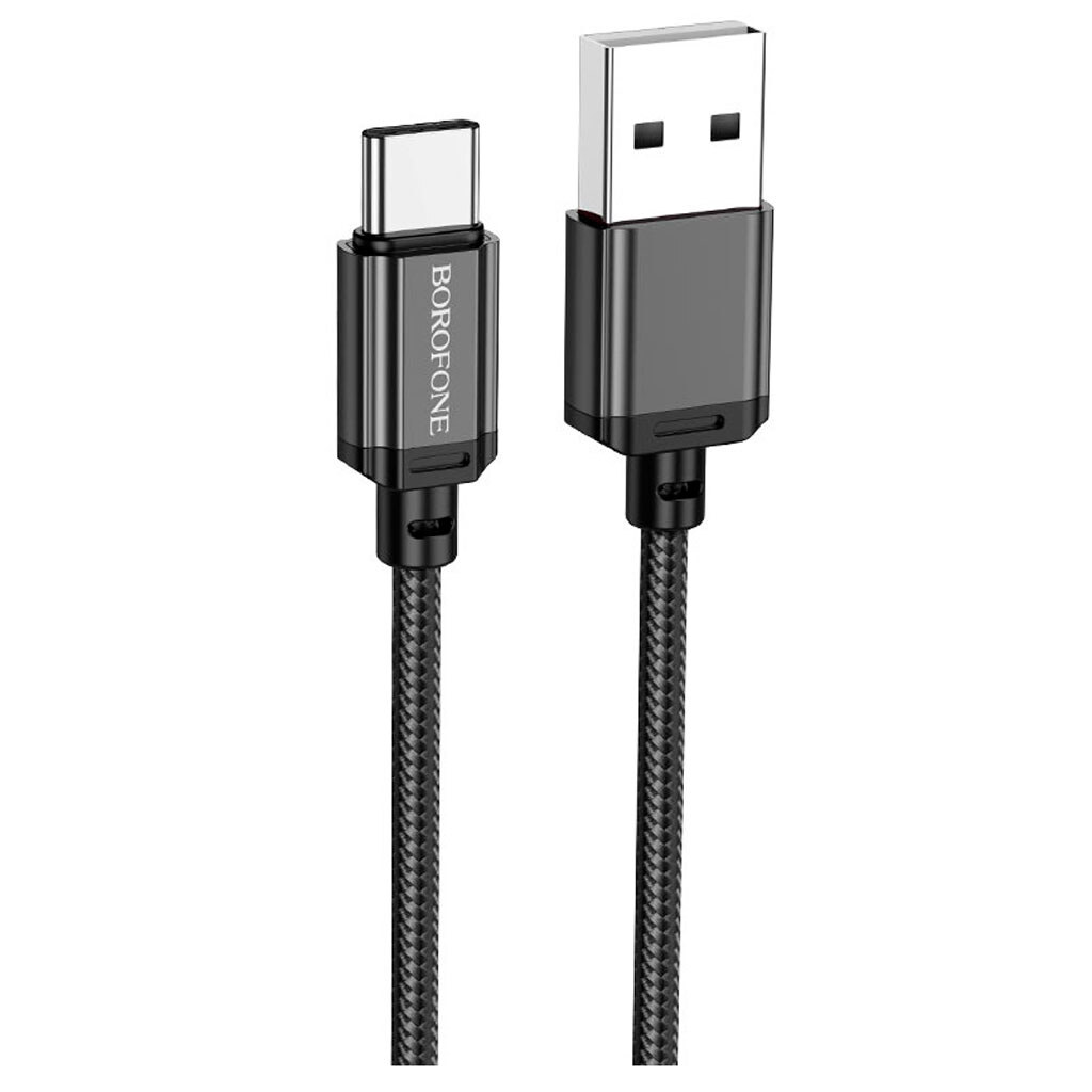 Кабель USB - USB Type-C BOROFONE BX87, 3A (черный) 1м