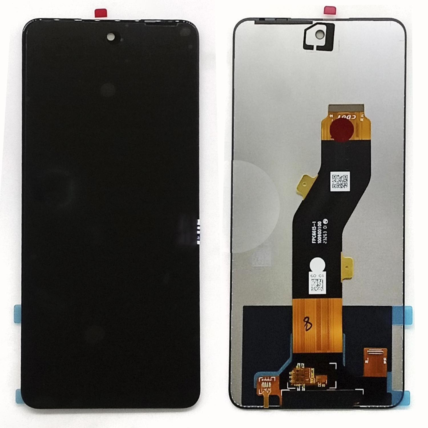 Модуль телефона Infinix Smart 8 (дисплей+тачскрин) черный оригинал