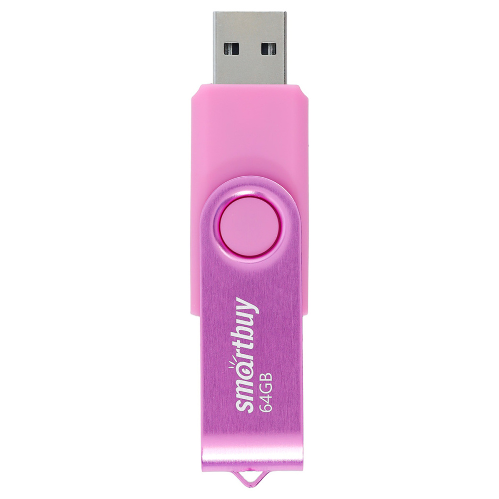 Flash USB 2.0 SmartBuy Twist Pink 64Gb
