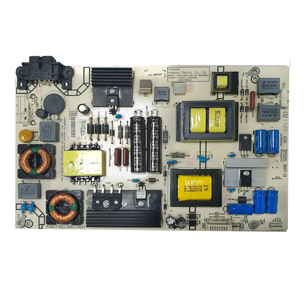 Блок питания RSAG7.820.5687/ROH телевизора Doffler 49CFS71, Hisens 40K321UW