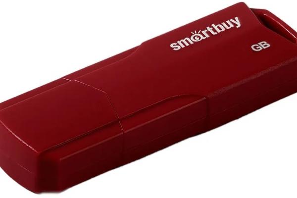 Flash USB2.0 32Gb Smart Buy CLUE бордовый