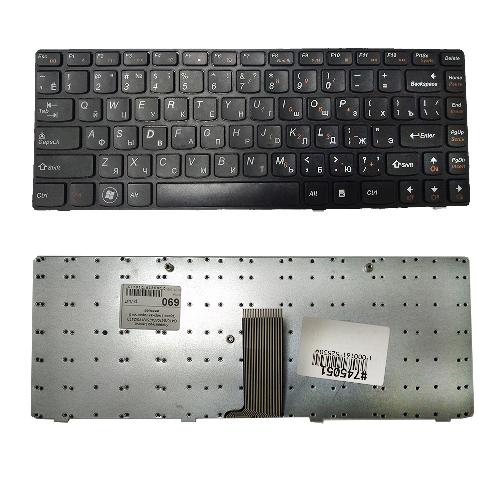 Клавиатура ноутбука Lenovo G470/B470/G475/V470/Z470 (русск.) черная