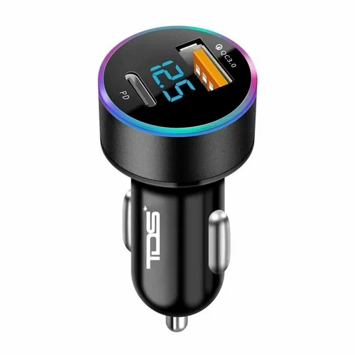 Автомобильное зарядное устройство TDS TS-CAU70 ЗУ авто USB (QC3.0 + PD20W)