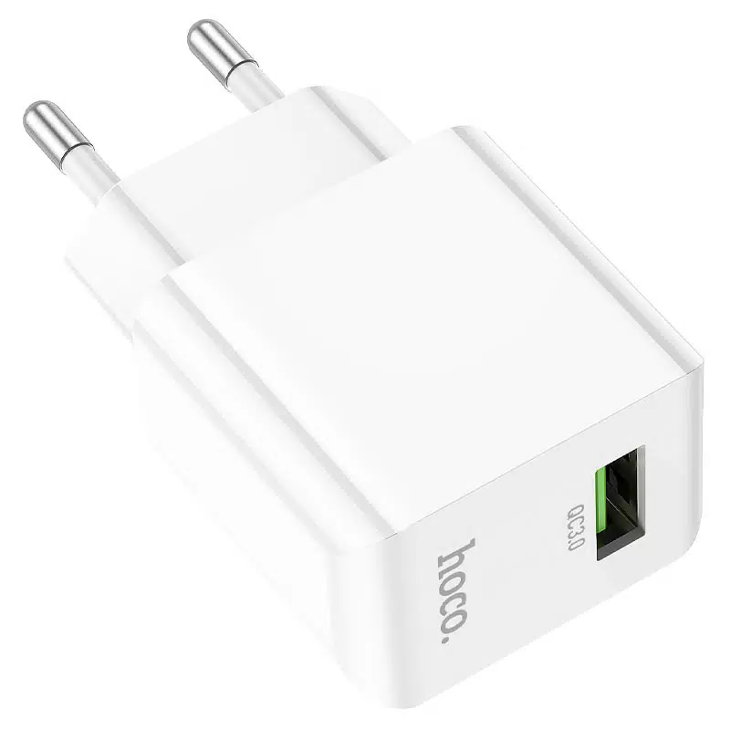 Сетевое зарядное устройство USB HOCO C98A QC3.0 (белый)