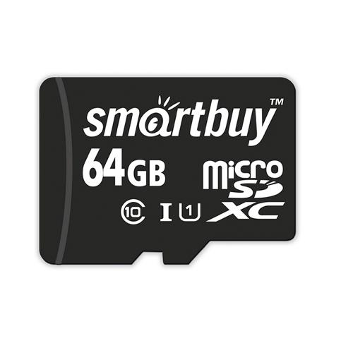 Карта памяти SDXC SmartBuy 64 Гб 10 Class