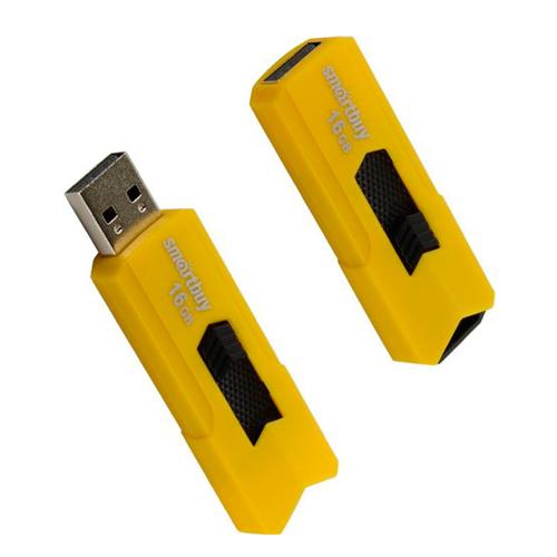 Flash USB 16Gb SmartBuy STREAM желтый, SB16GBST-Y