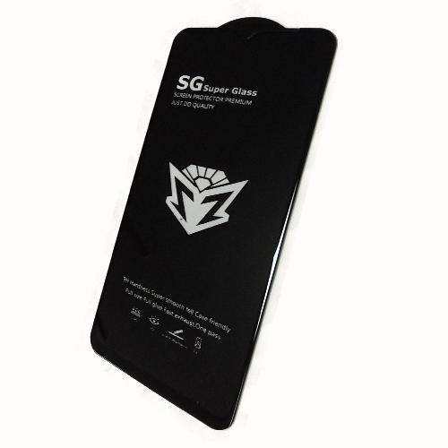 Защитное стекло телефона Samsung A02/A02S/A03 Core/A03S/M02/M02S/A12/M12 9D (тех упак) черное