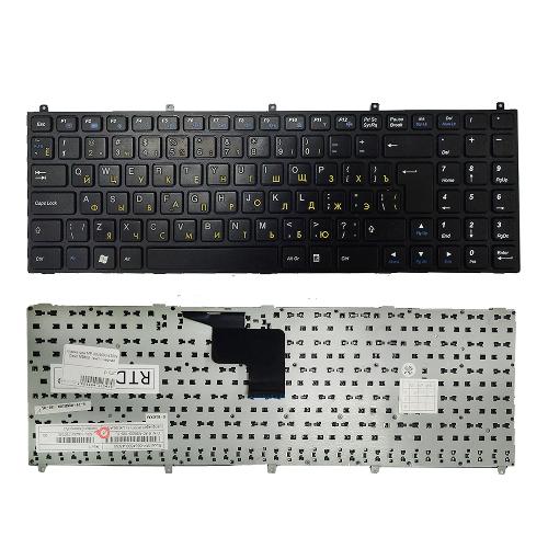 Клавиатура ноутбука Clevo M9800 MP-08J4600-430W  (англ.) черная