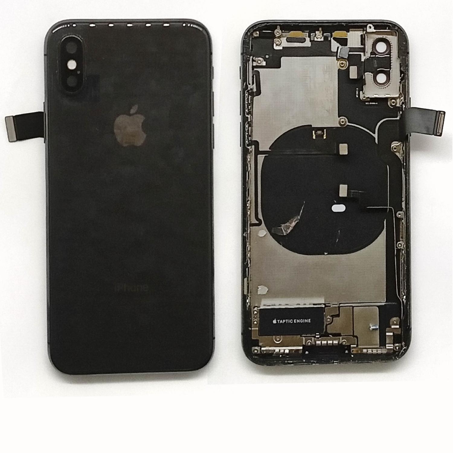 Корпус телефона iPhone X  в сборе черный б/у