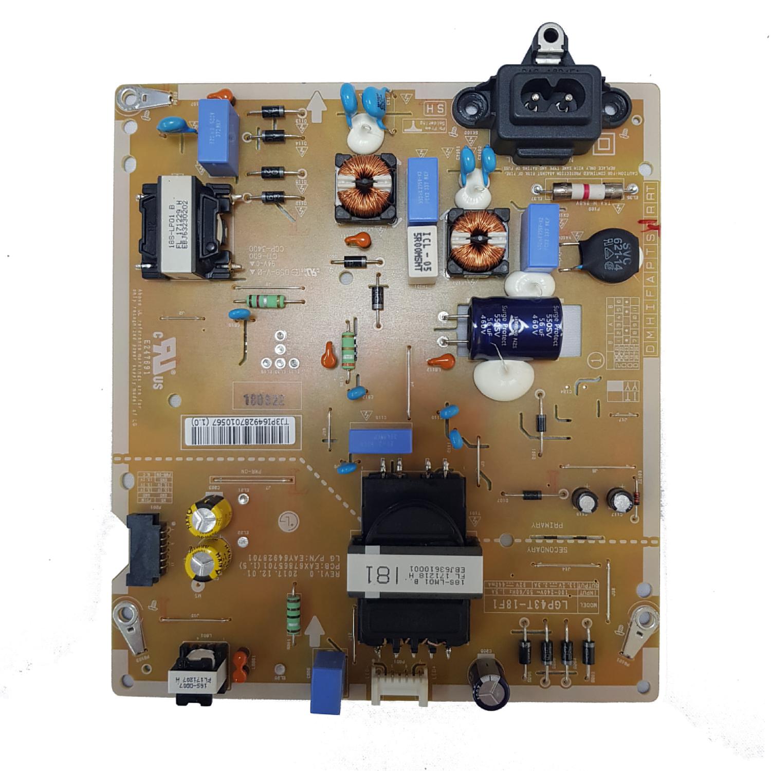 Блок питания EAX67865701 (1.5) телевизора LG 43K6100PLA