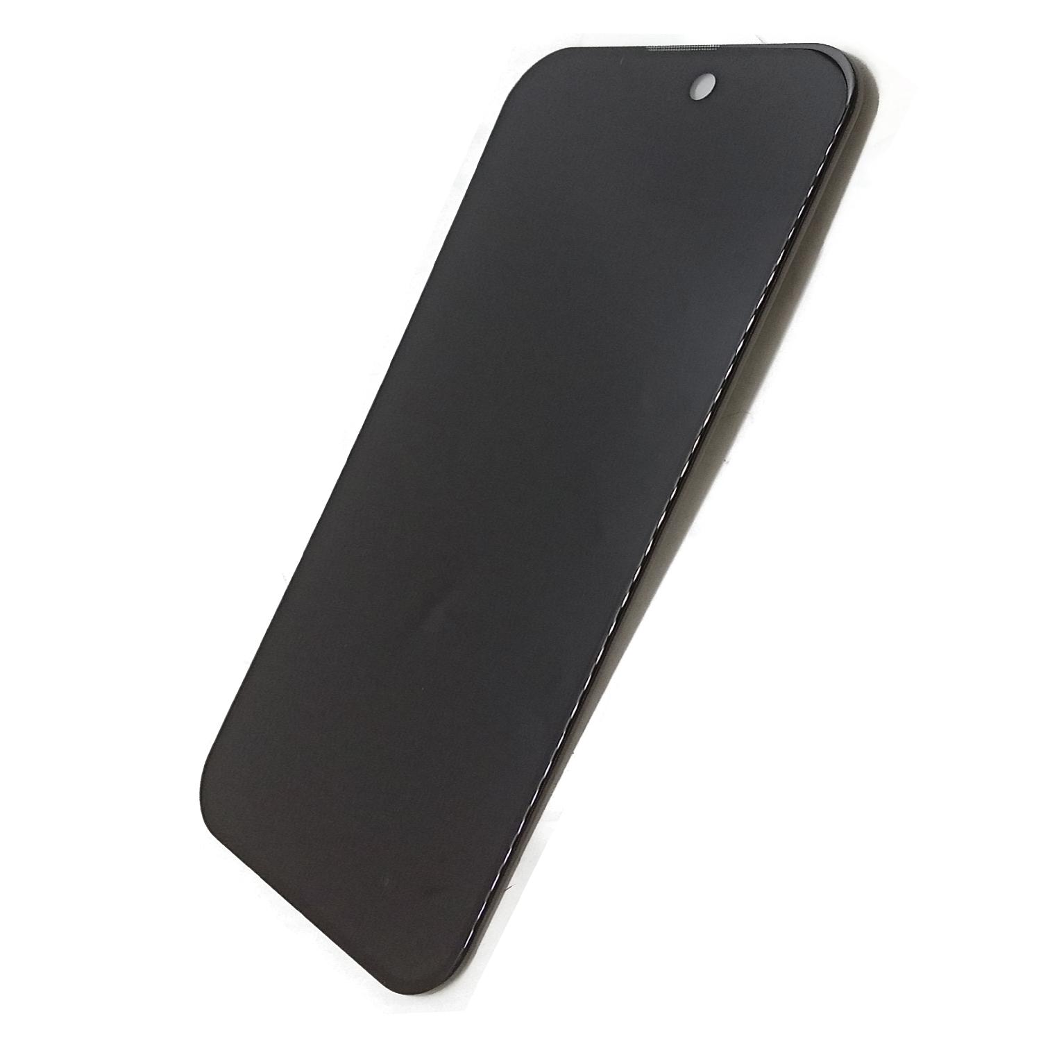 Защитное стекло телефона iPhone 15/16 5D Mietubi (тех упак) черное