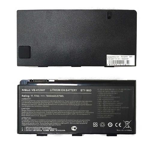 Аккумуляторная батарея ноутбука MSI VB-012607 11,1V - 7800mAh