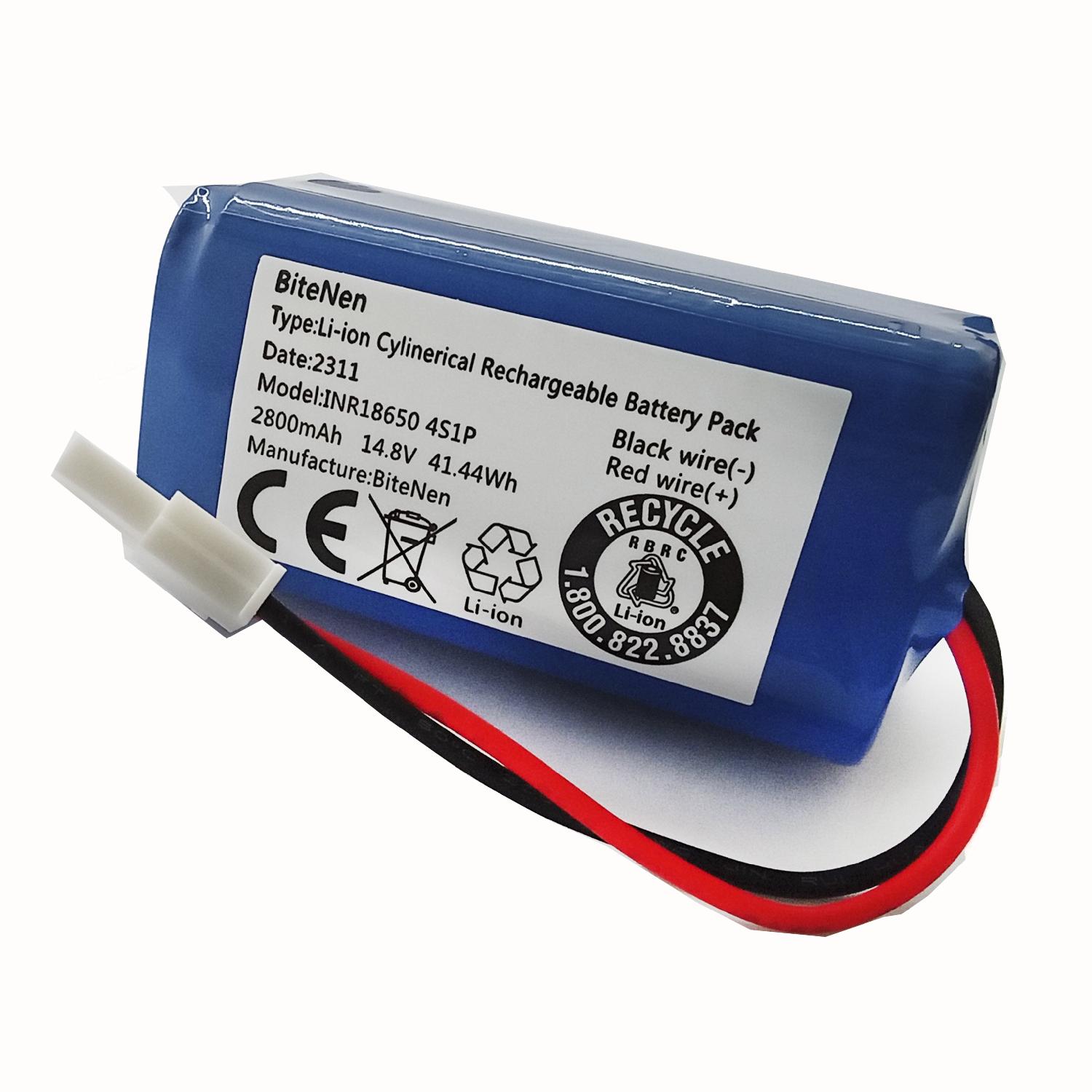 Аккумулятор INR18650 4S1P для пылесоса 14.4V 2800mAh