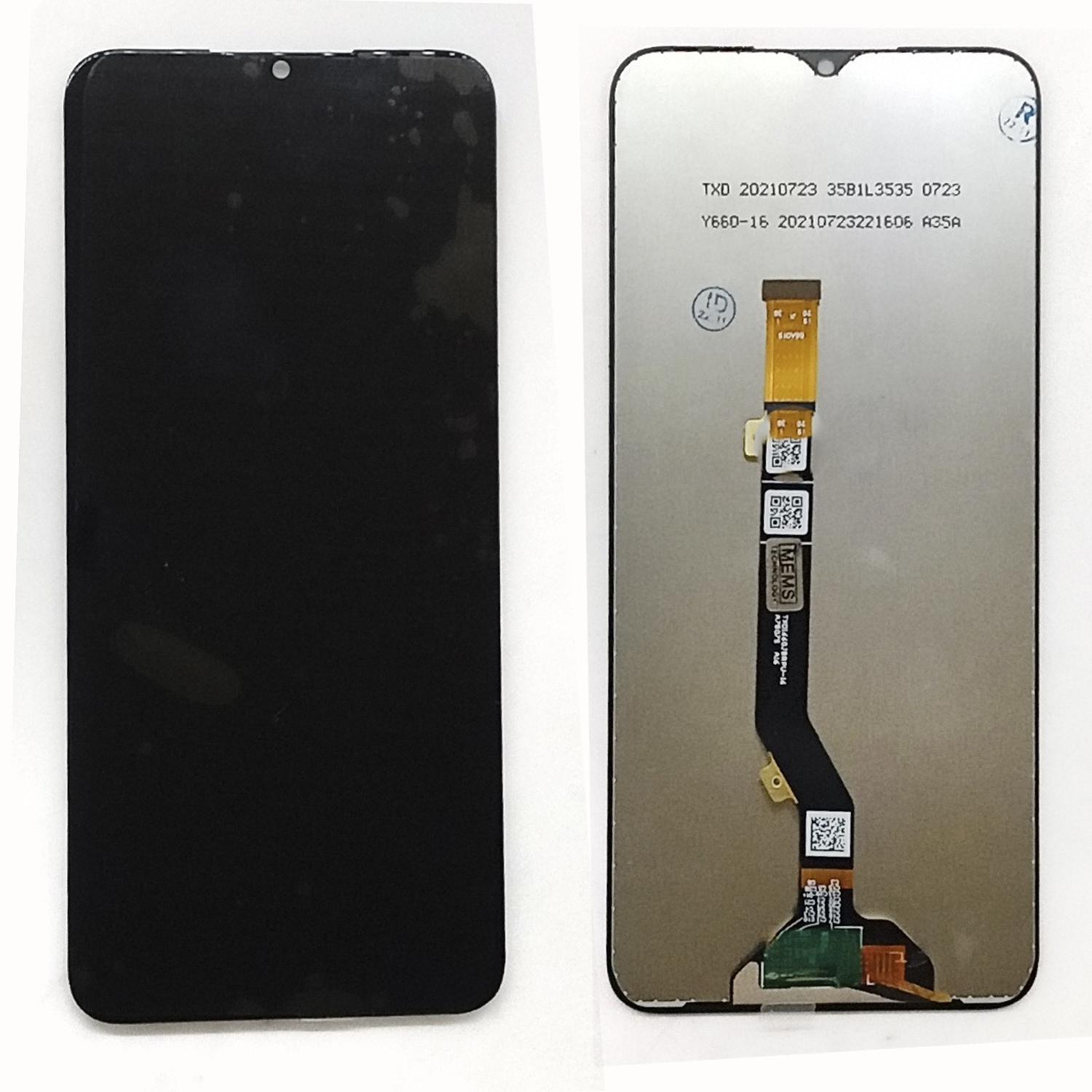 Модуль телефона Tecno Spark 8T KG6P (дисплей+тачскрин) черный
