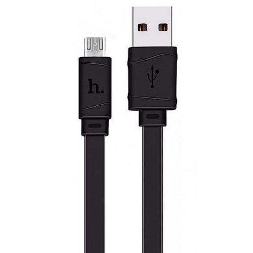 Кабель microUSB - USB Hoco X5 1m черн