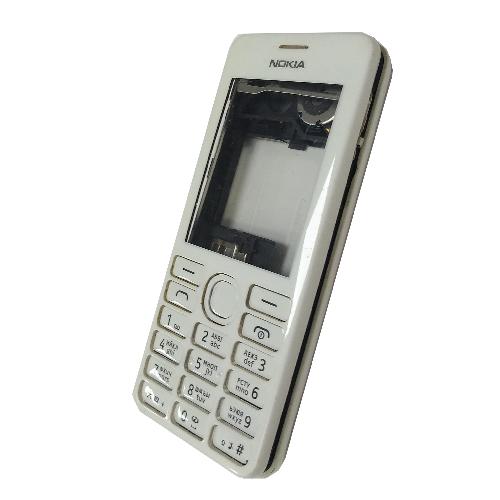 Корпус телефона Nokia Asha RM-873 (Nokia 206.1) белый оригинал б/у