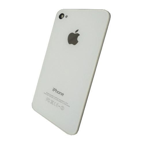 Задняя крышка телефона iPhone 4S белая (ориг рамка)