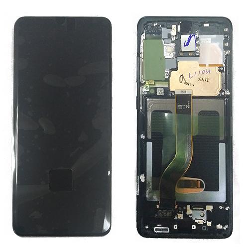 Модуль телефона Samsung G985F Galaxy S20 Plus Service Pack (дисплей+тачскрин) с рамкой ориг черный