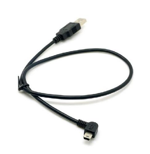 Kабель mini USB - USB для автомобильного видеорегистратора  (изогн вправо) 3,5m