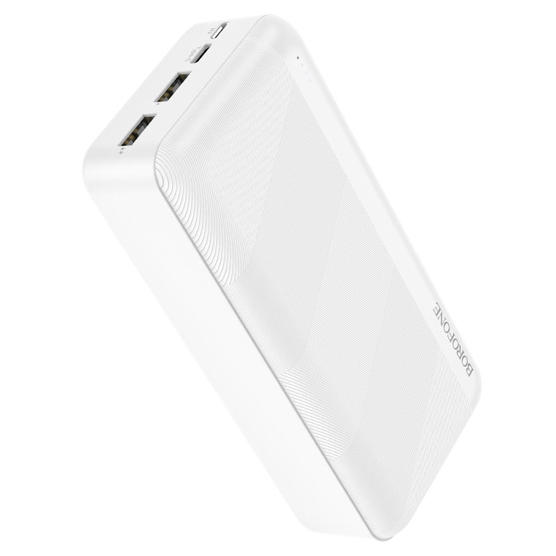 Внешний аккумулятор PowerBank BOROFONE BJ27B Pindar (30000 mAh) (белый)