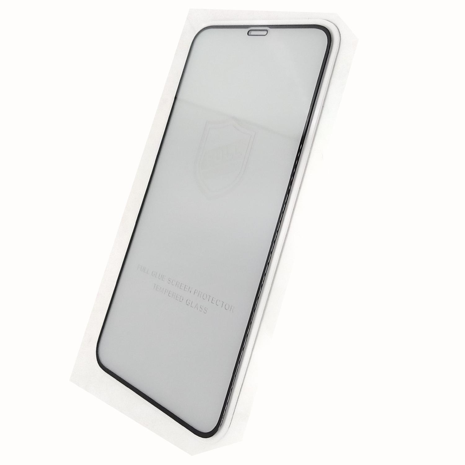 Защитное стекло тонкое телефона iPhone XR  черное
