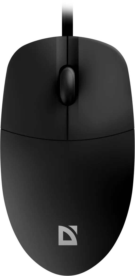 Оптич мышь Defender Azora MB-241 B (черн.) (2кн+кол/кн), USB, 1.8m