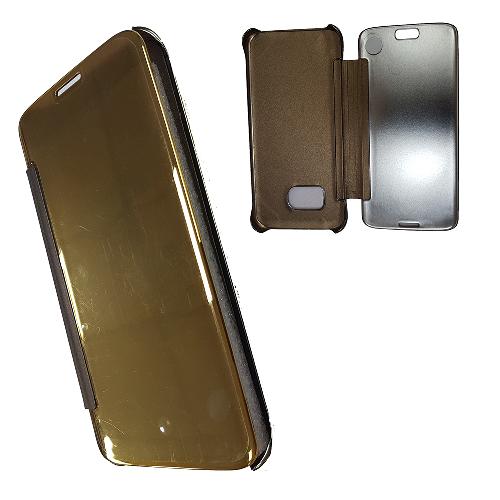 Чехол-книжка телефона Samsung G935 Galaxy S7 Edge пластик (прозрачная крышка)
